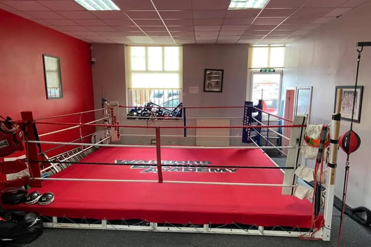 Warriors Boxing Academy gym interior, Chadderton